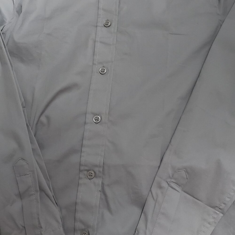 Vicotria's Secret Moda International Button Down Top -Gray - Picture 9 of 11
